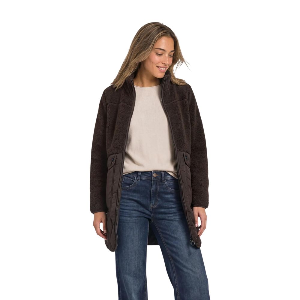 Street One brauner Polyester-Mantel
