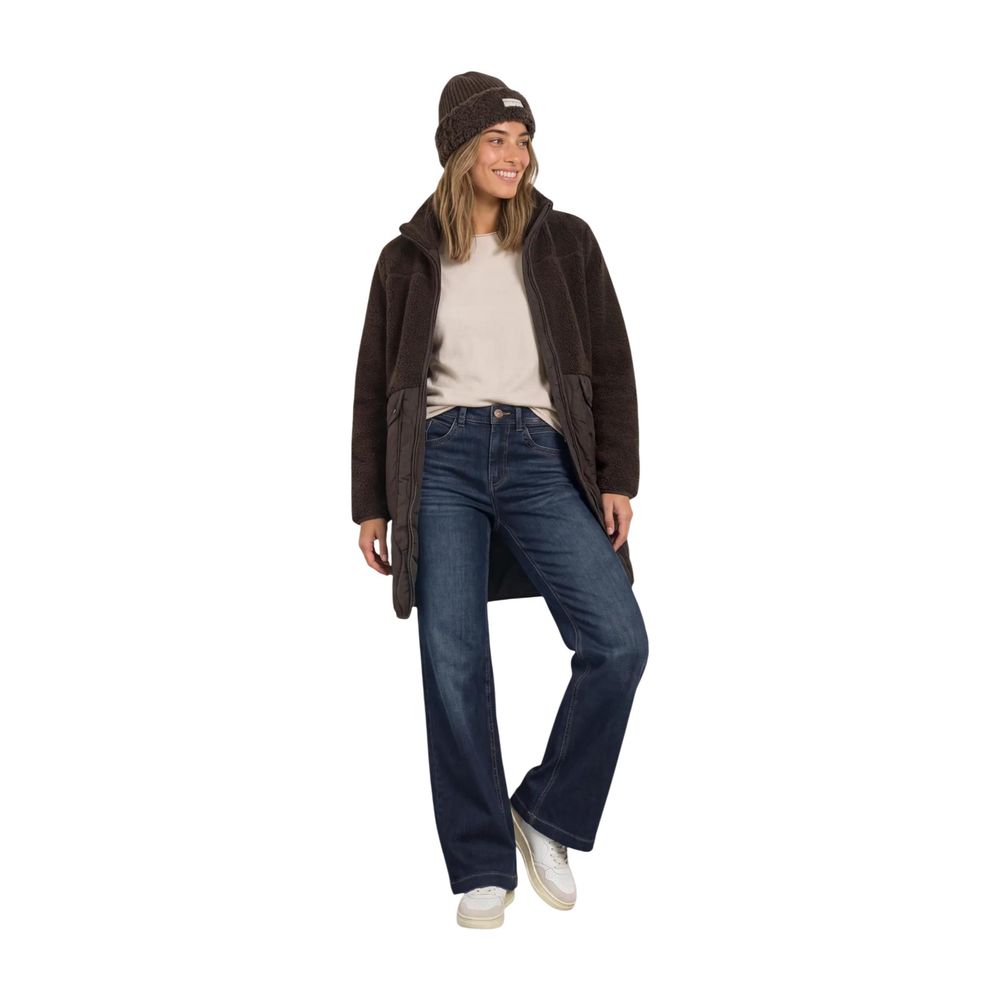 Street One brauner Polyester-Mantel