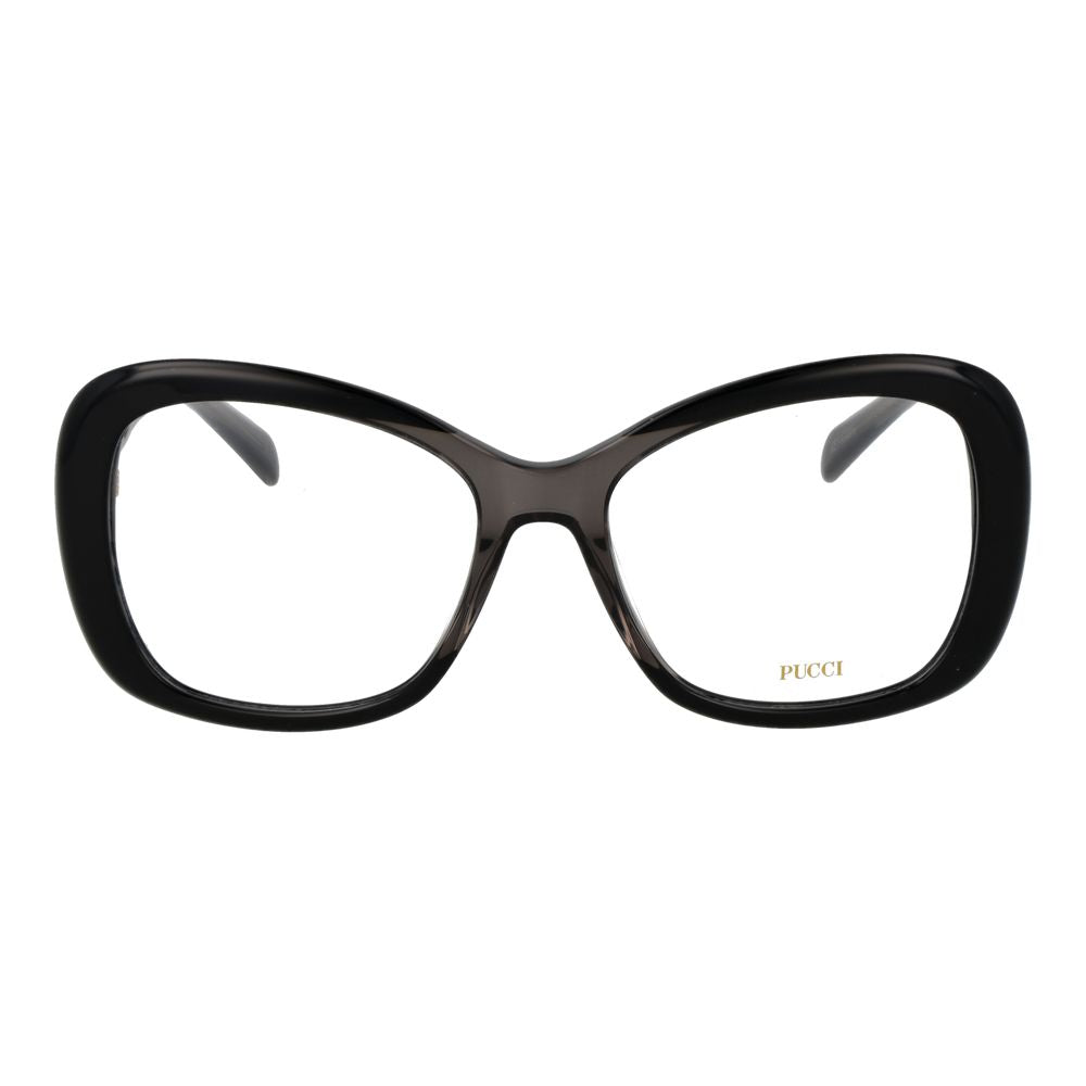 Emilio Pucci Brille aus schwarzem Azetat (Fassungen)