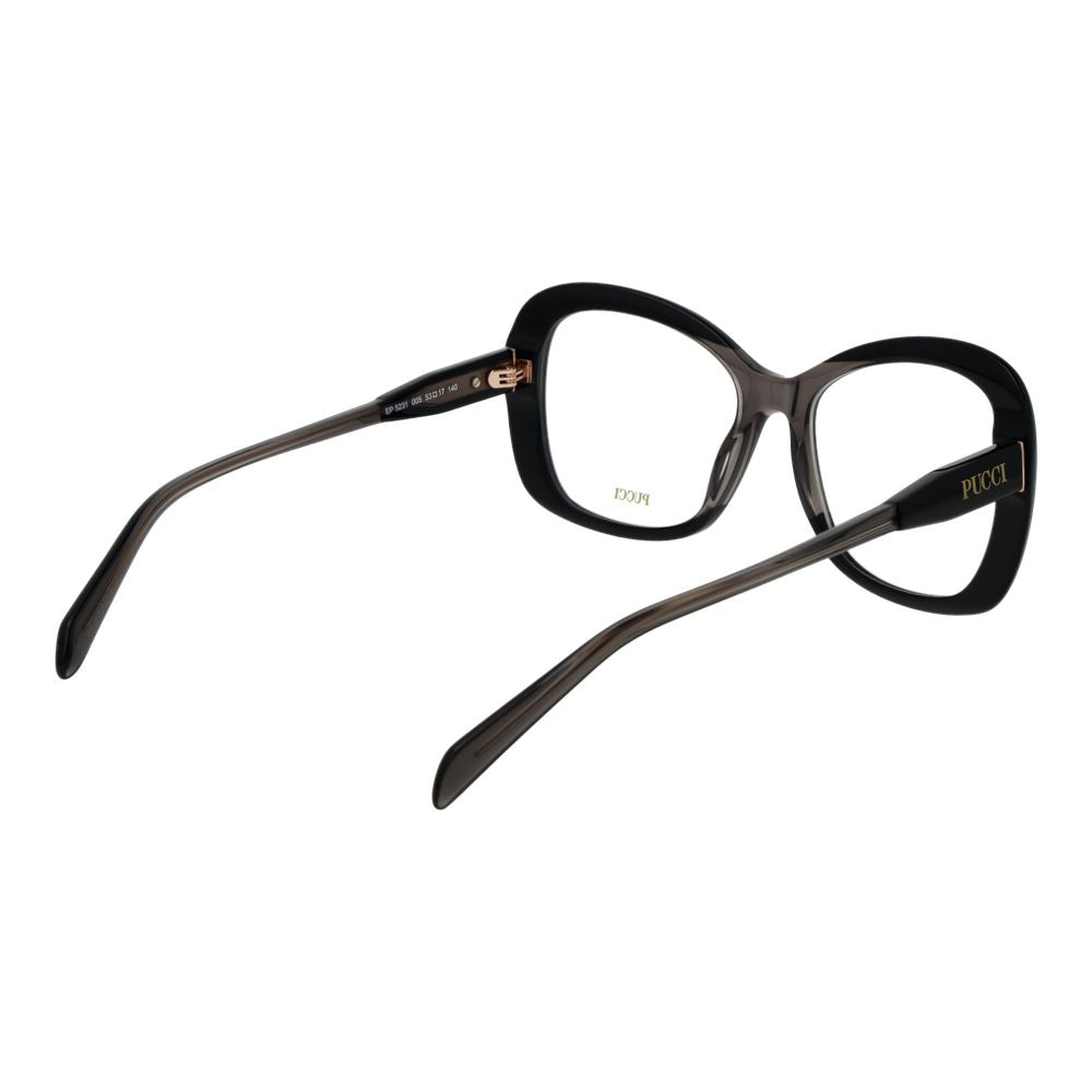Emilio Pucci Brille aus schwarzem Azetat (Fassungen)