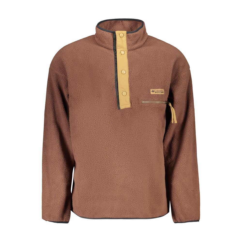 Braunes Herren-Sweatshirt aus Polyester von Columbia