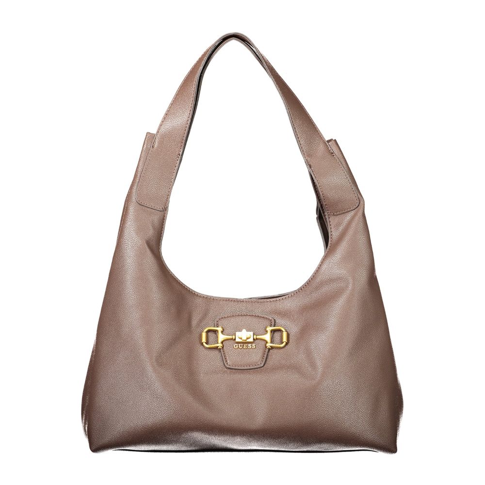 Guess Jeans Braune Polyurethan-Damentasche