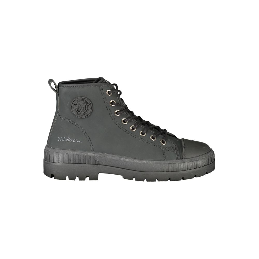 U.S. POLO ASSN. Schwarze Polyester-Stiefeletten