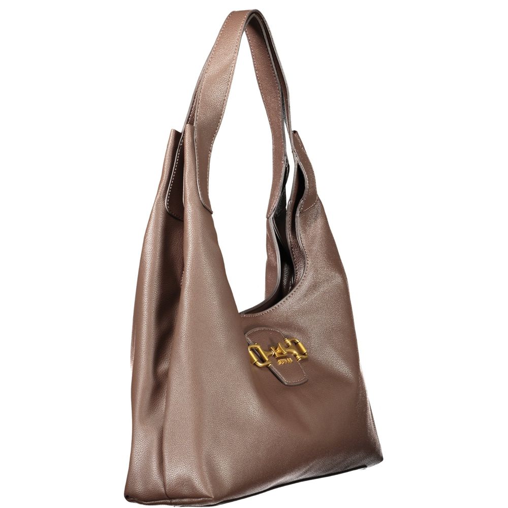 Guess Jeans Braune Polyurethan-Damentasche