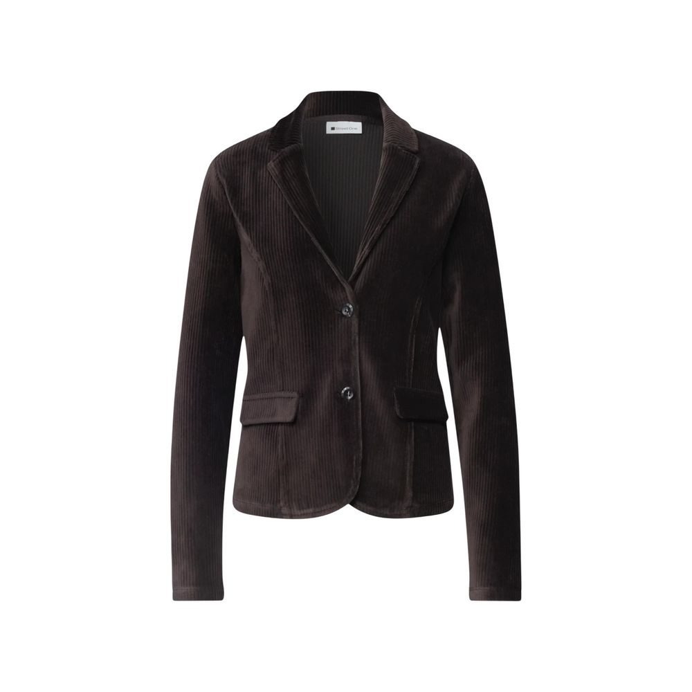 Street One Brauner Baumwollblazer