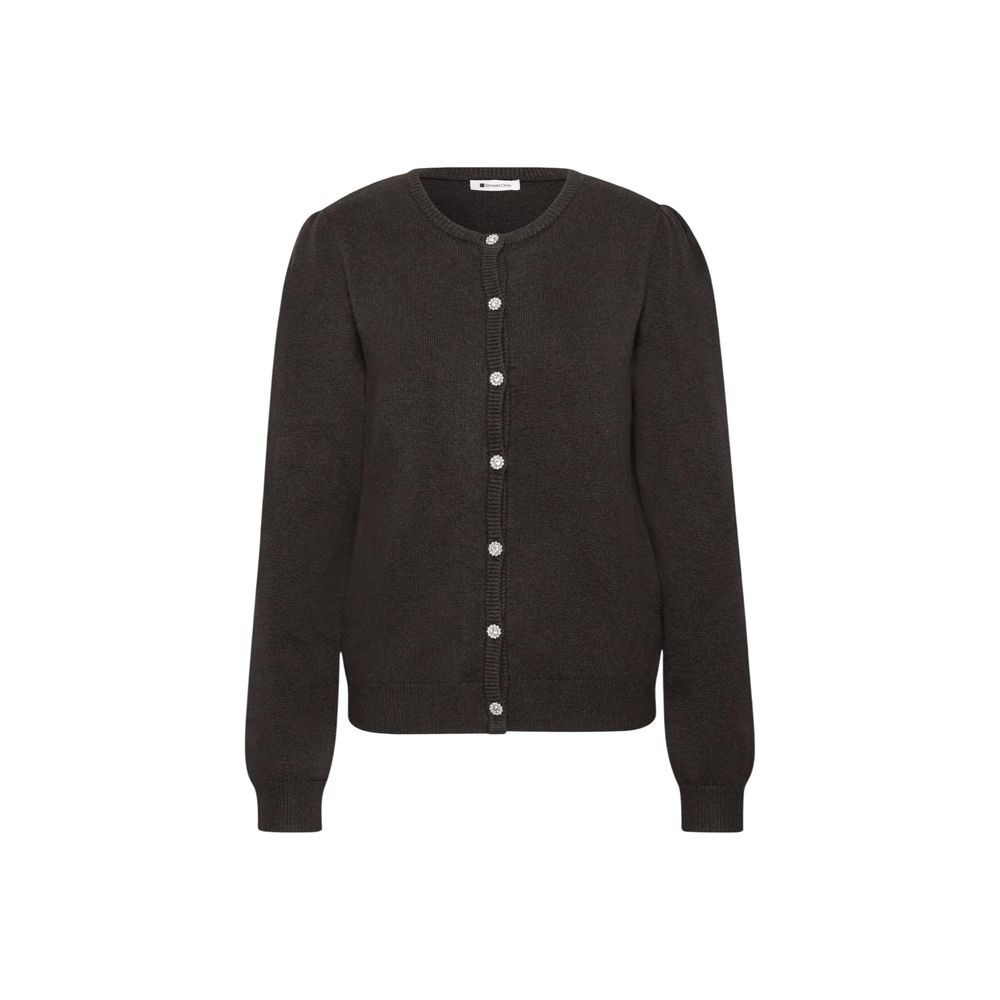 Street One Braune Baumwollstrickjacke