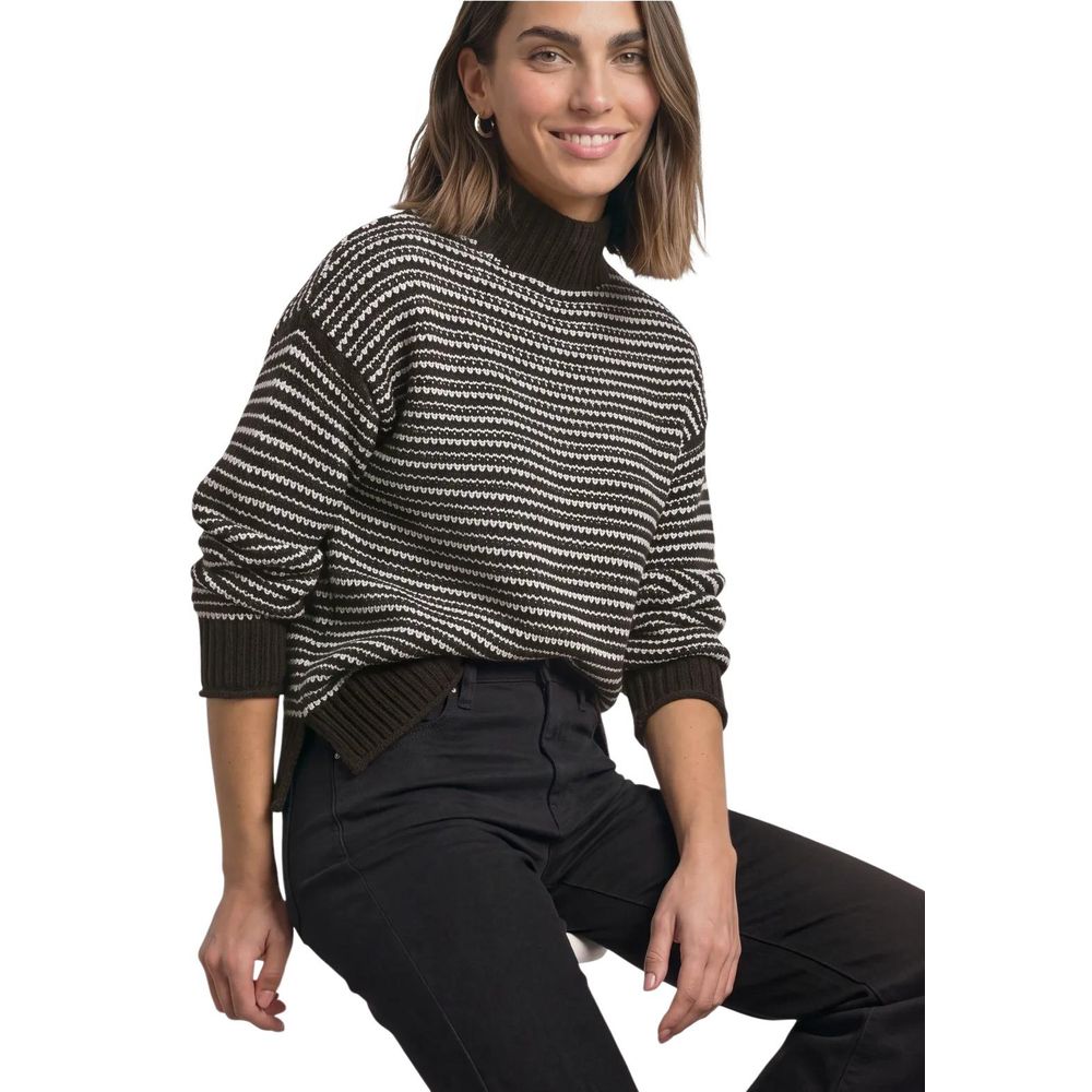 Street One braunes Baumwoll-Sweatshirt