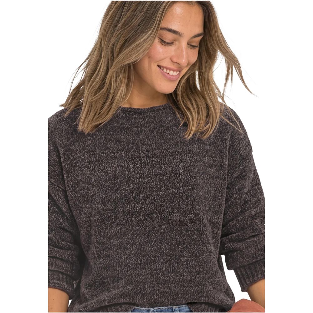 Street One braunes Polyester-Sweatshirt