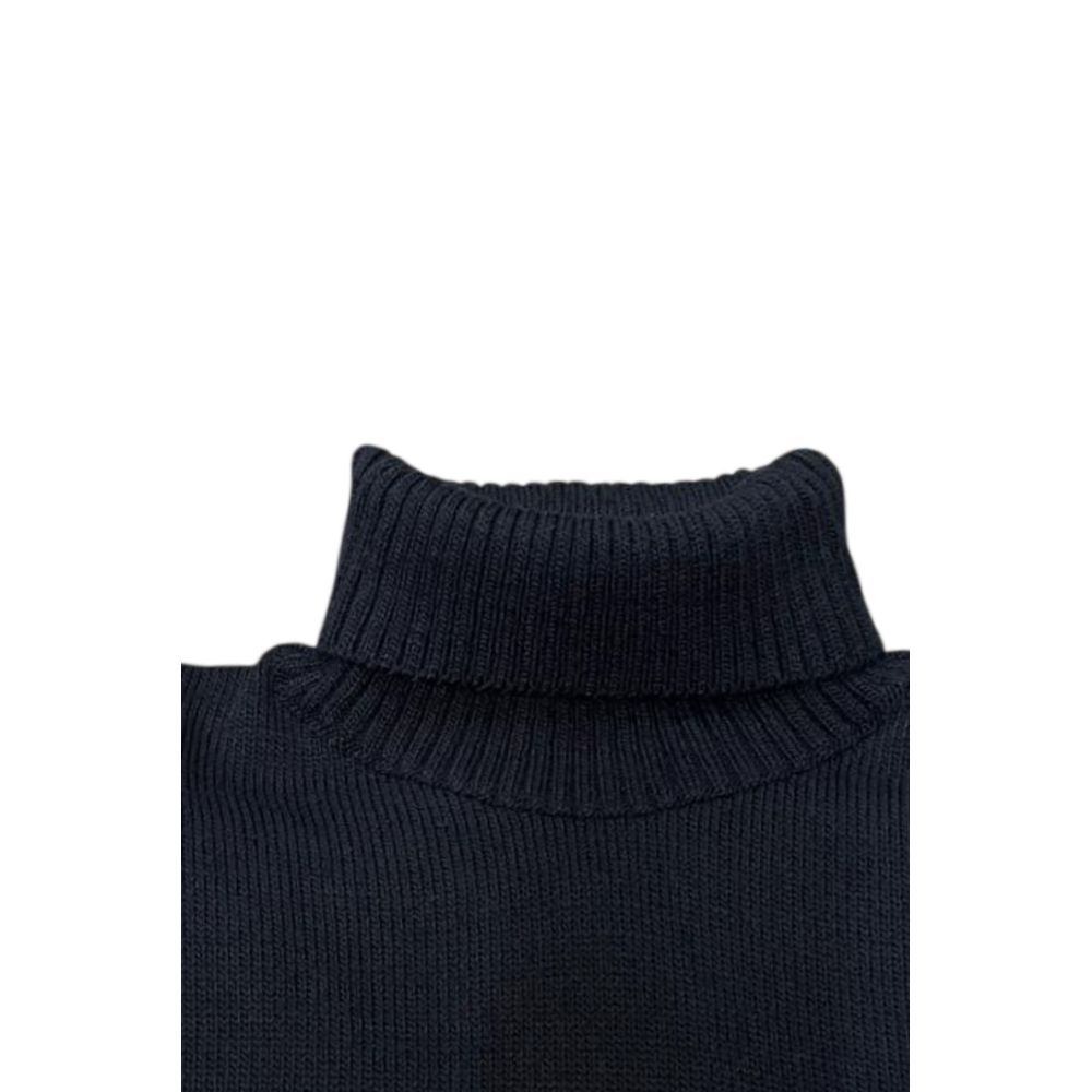 Roberto Pepe Luxus-Herrenpullover aus grüner Wolle