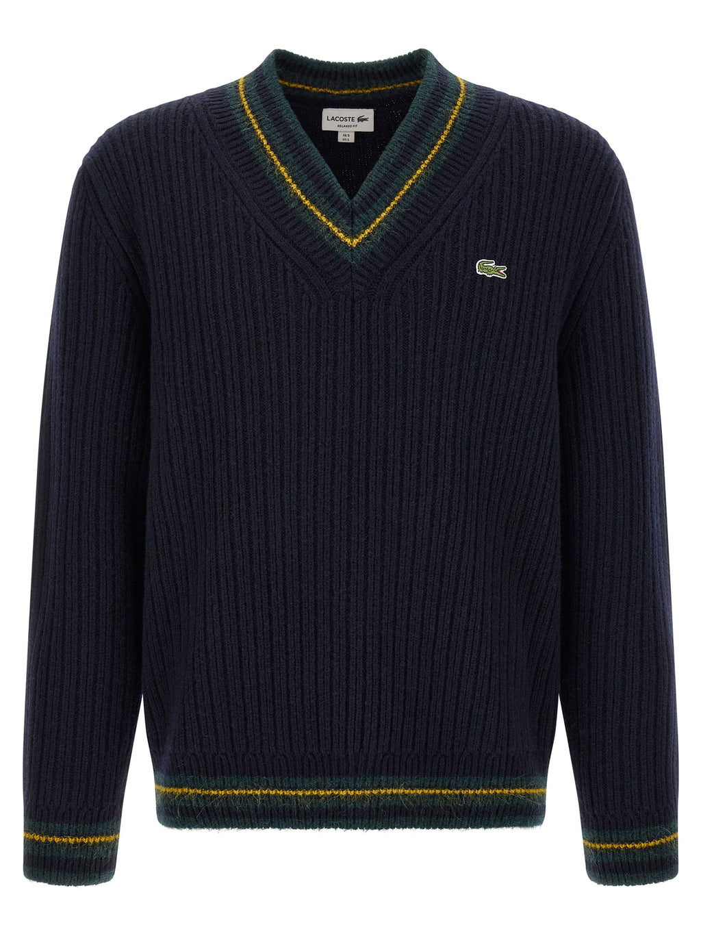Blauer Wollcardigan von Lacoste