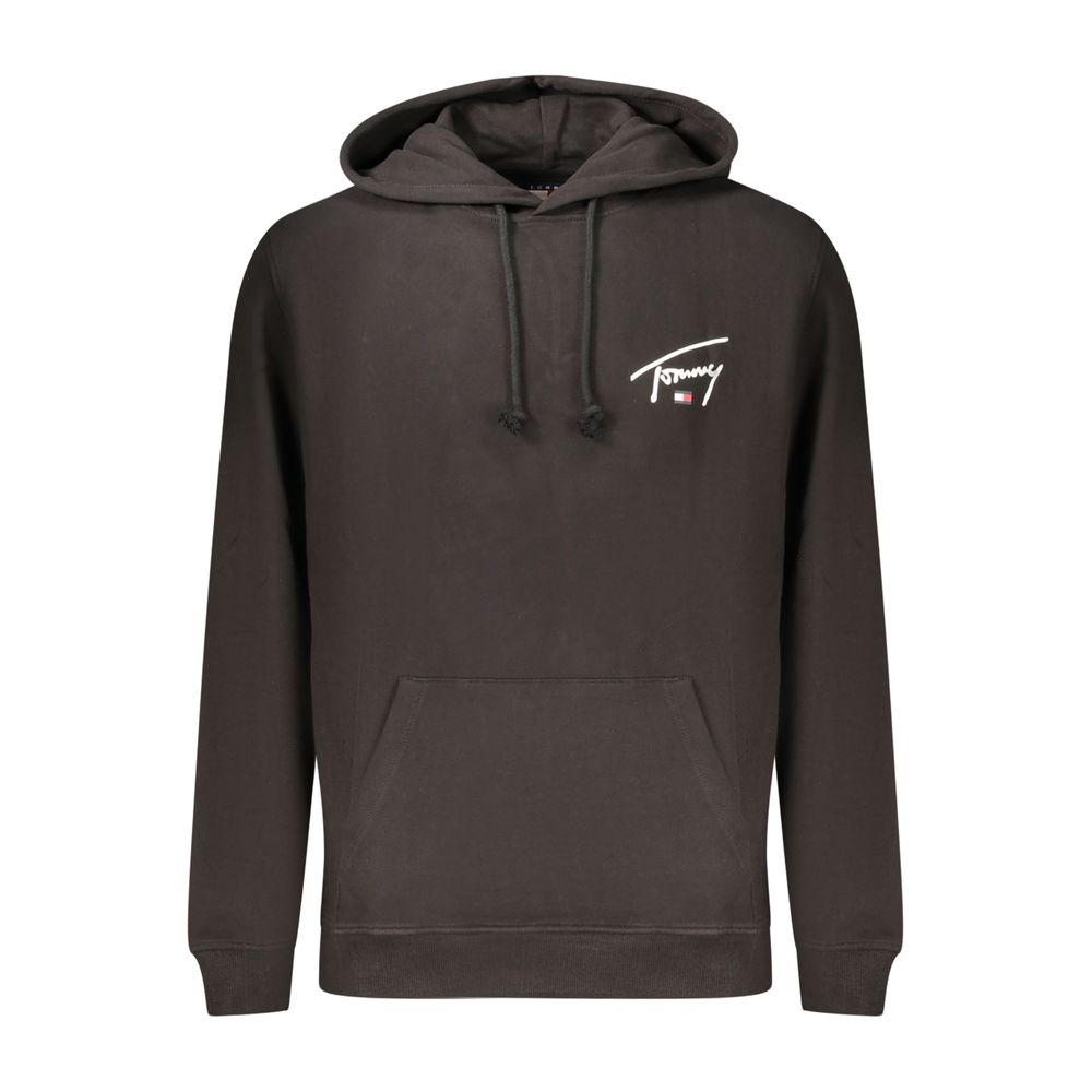 Tommy Hilfiger Schwarzes Herren-Sweatshirt aus Baumwolle