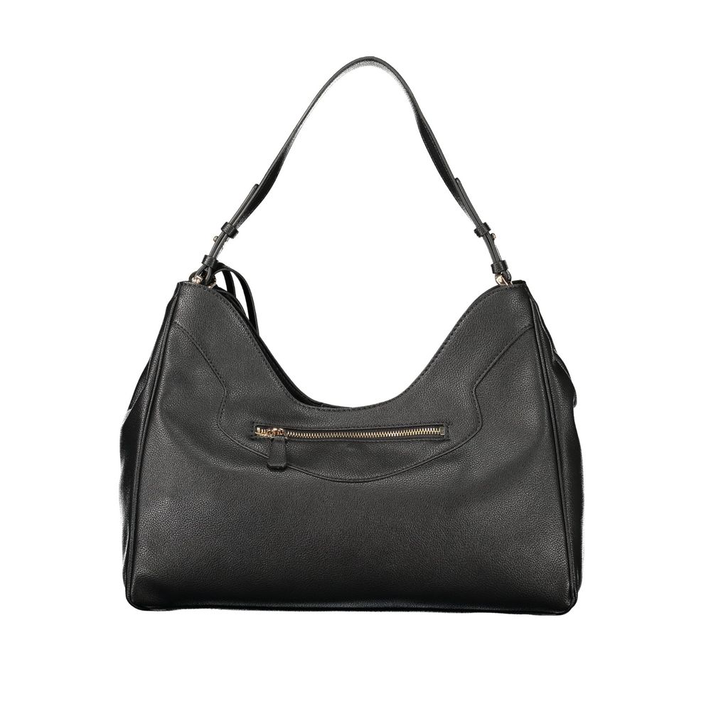 Guess Jeans Schwarze Handtasche aus Polyethylen