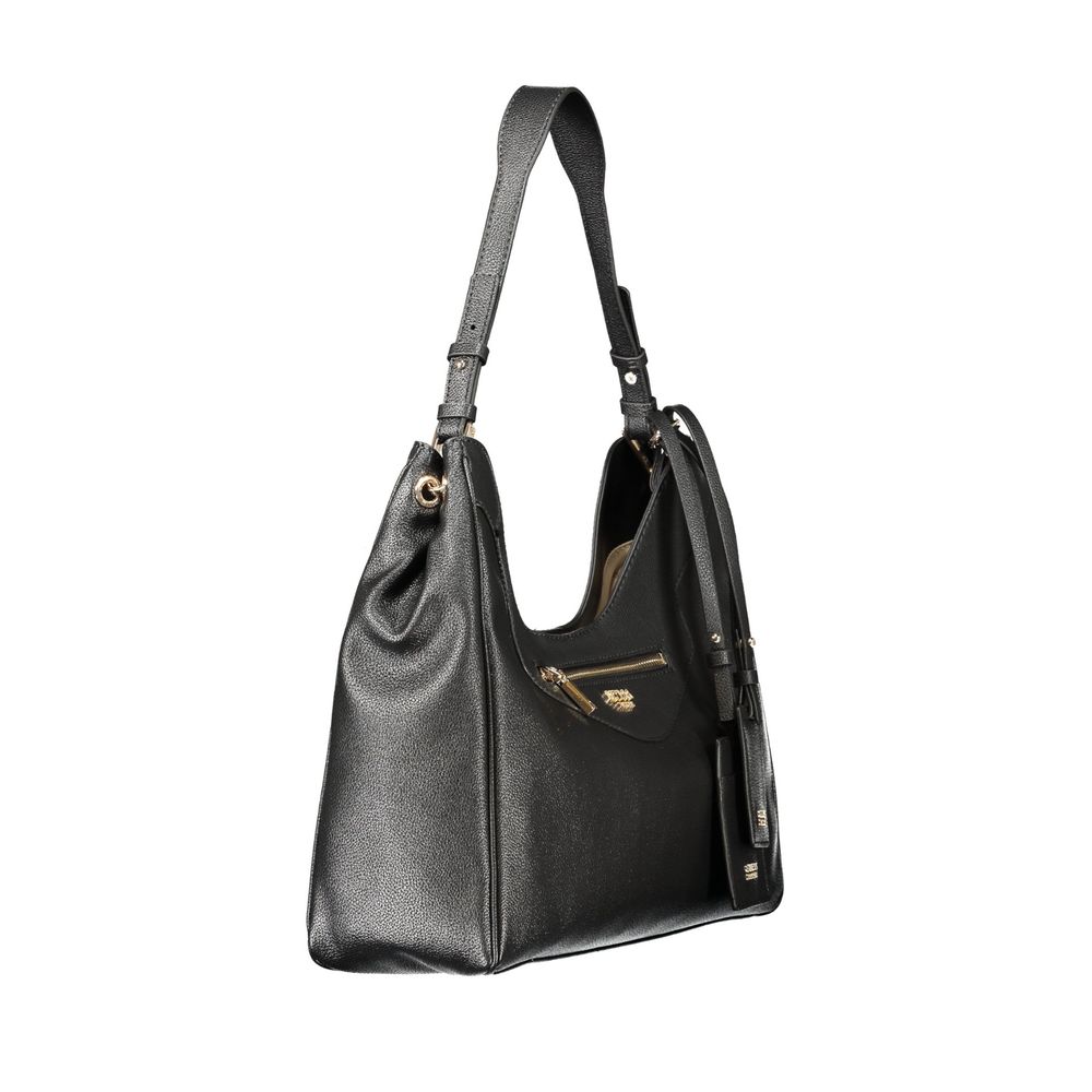 Guess Jeans Schwarze Handtasche aus Polyethylen