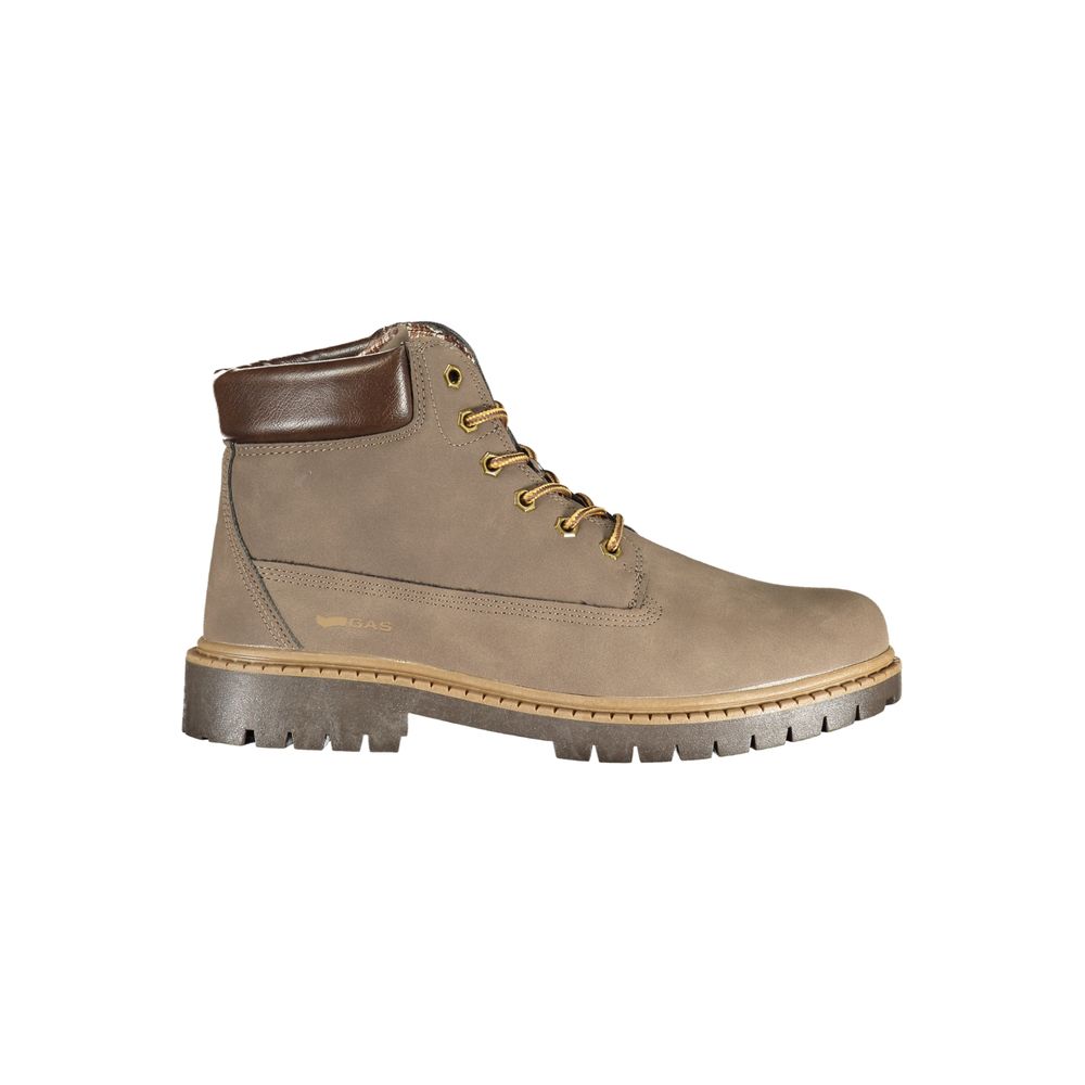 Brauner Polyurethan-Herrenstiefel (Gas)