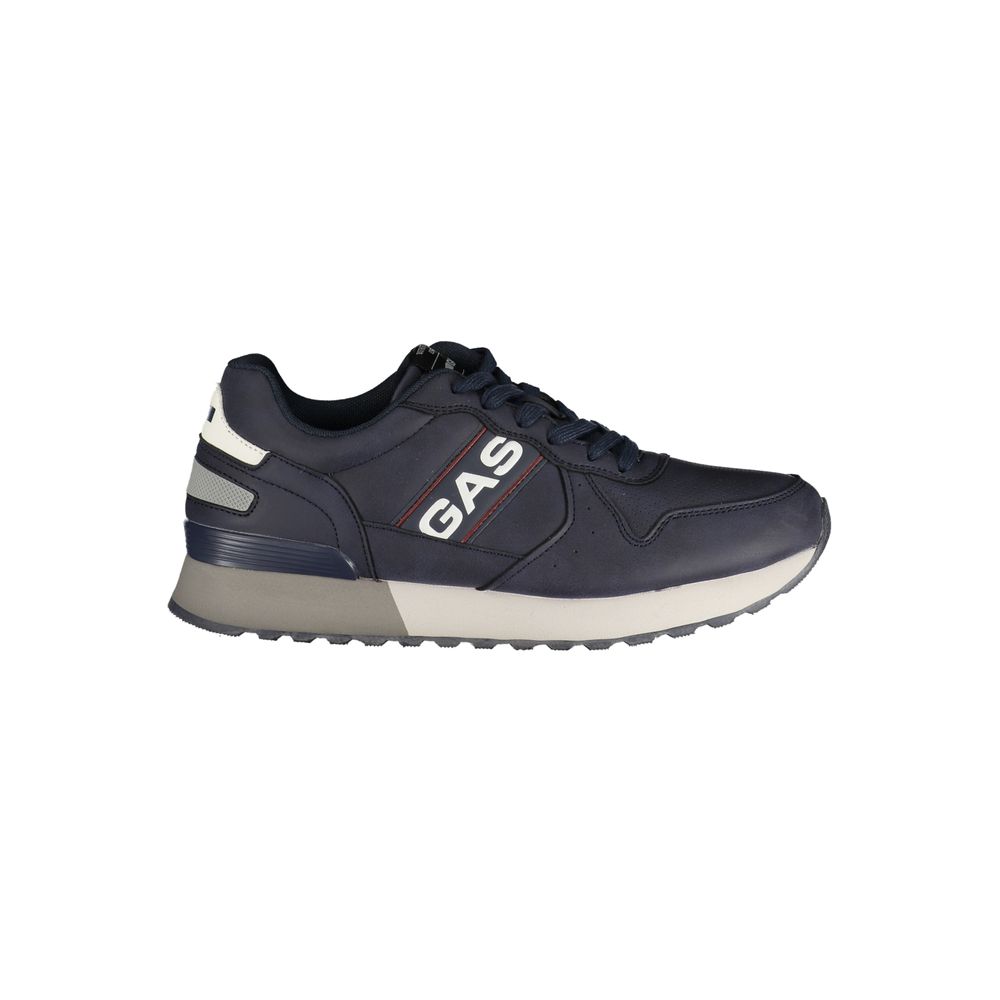 Gas Blue Polyurethan-Herrensneaker