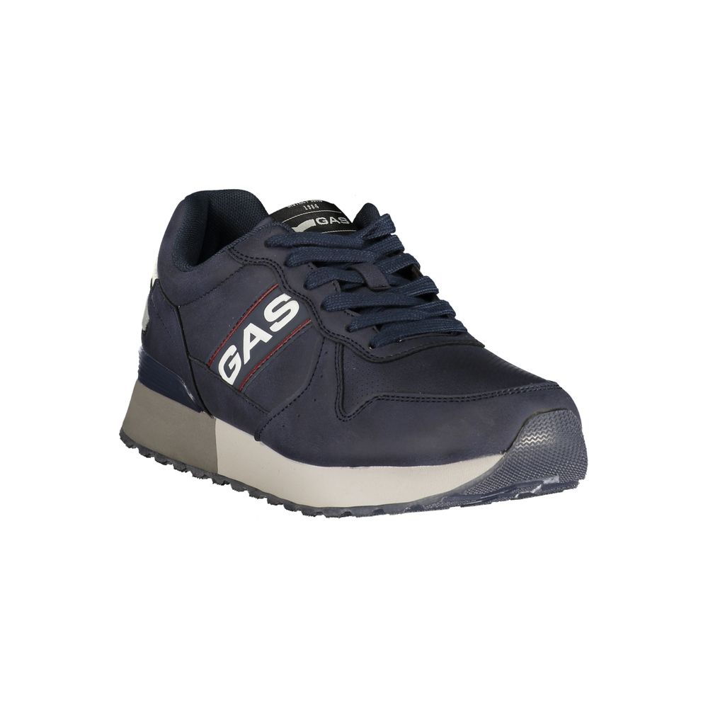 Gas Blue Polyurethan-Herrensneaker