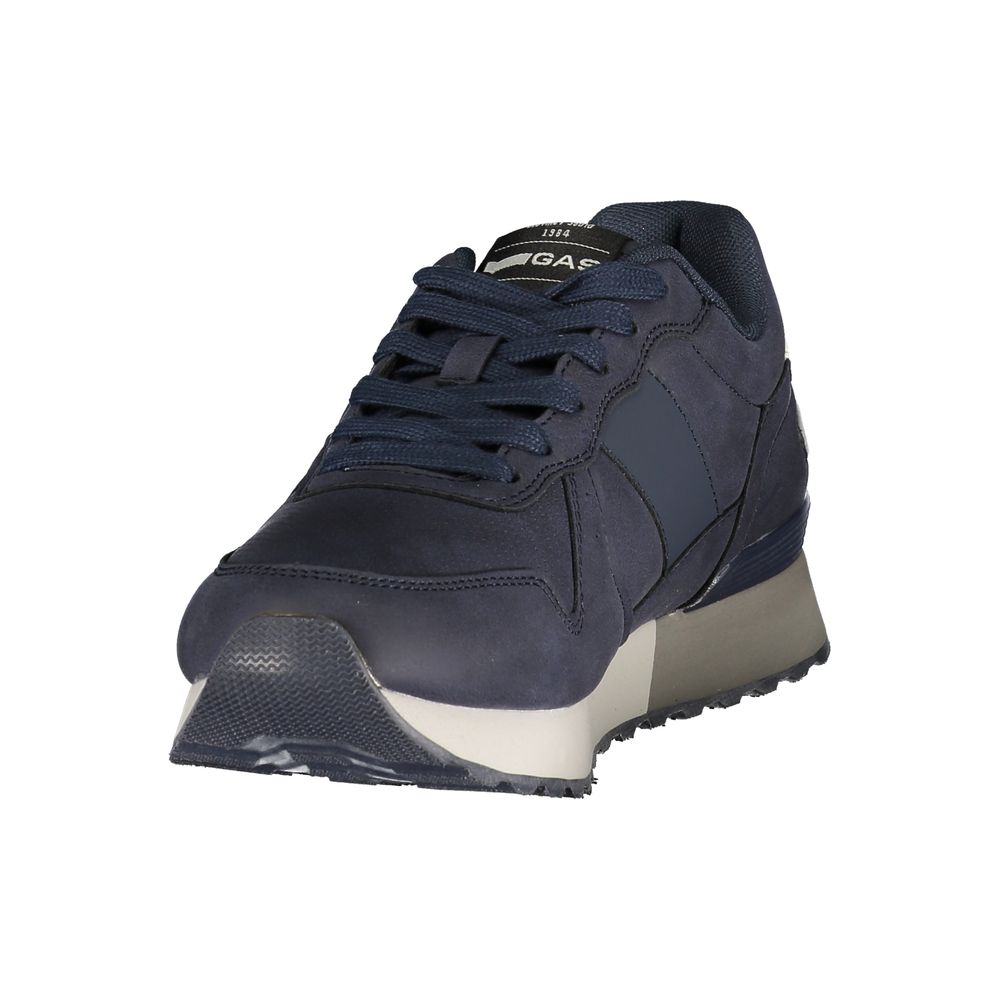 Gas Blue Polyurethan-Herrensneaker