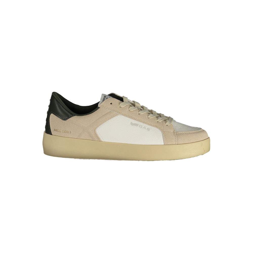 Gas White Polyurethan Herren-Sneaker