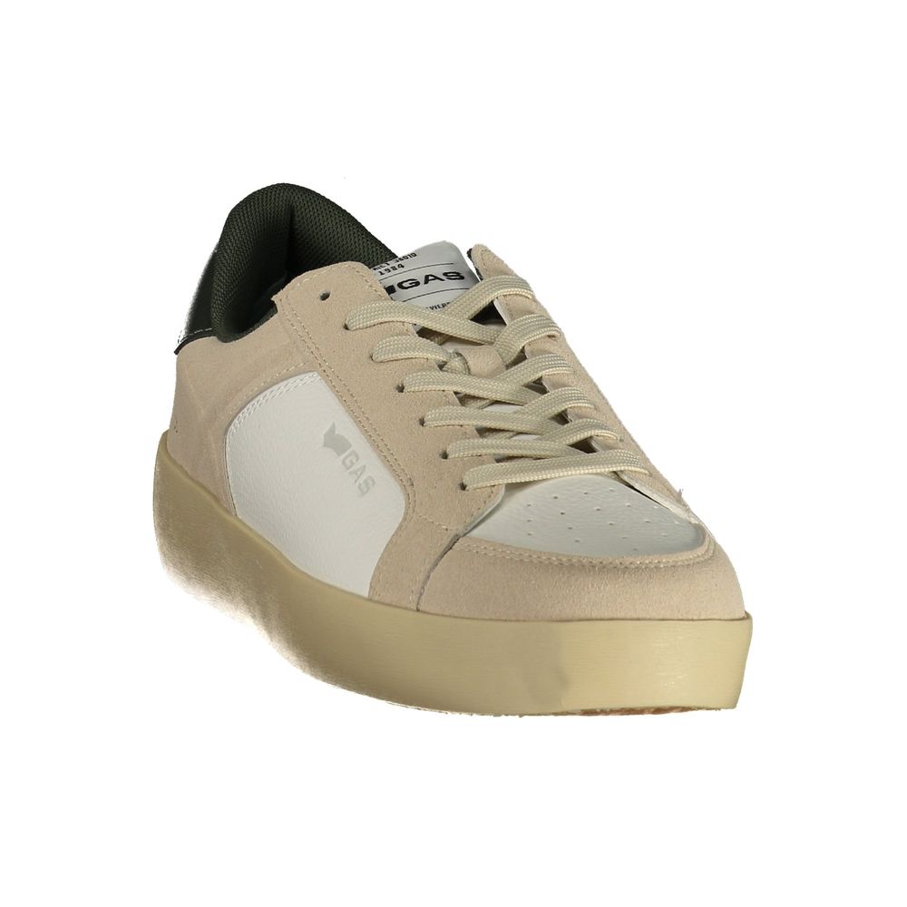 Gas White Polyurethan Herren-Sneaker