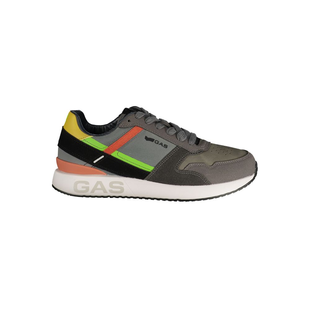 Gas Grigio Polyurethan-Sneaker für Herren