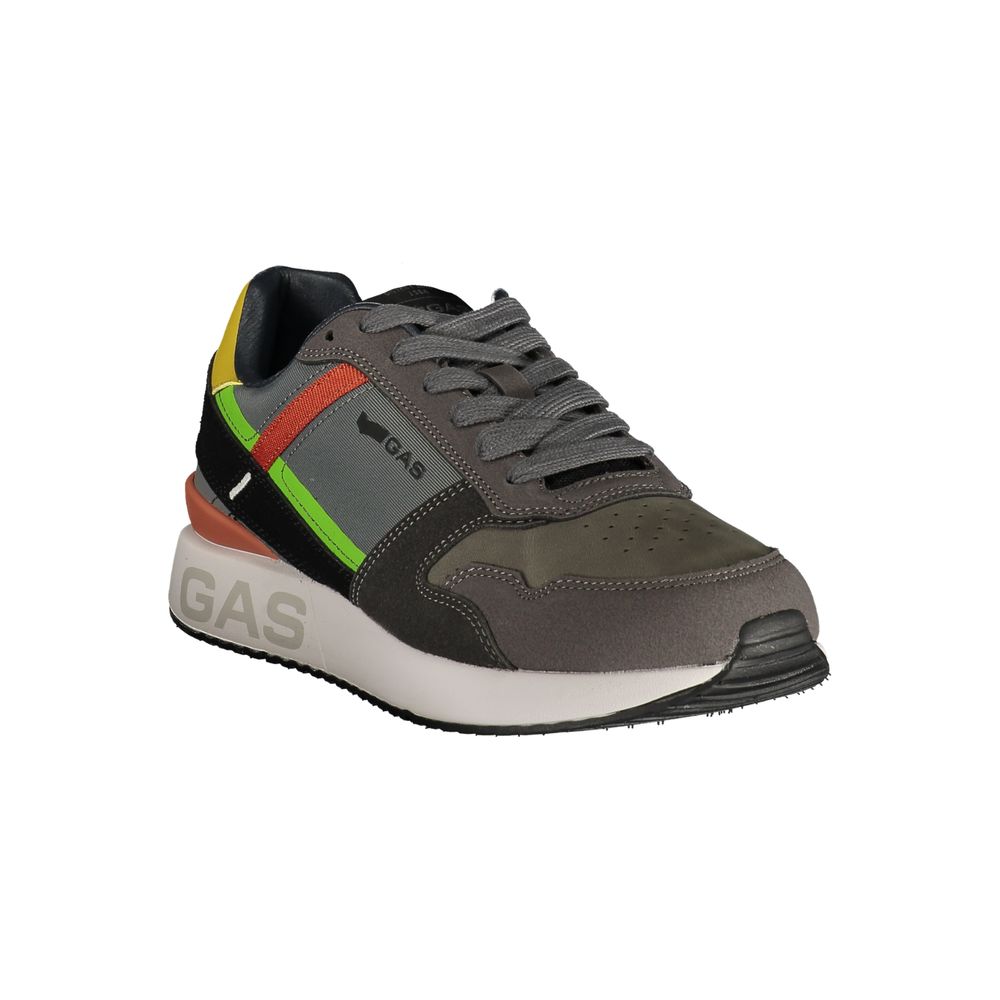 Gas Grigio Polyurethan-Sneaker für Herren