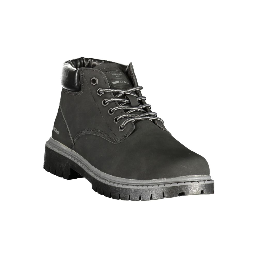 Schwarzer Herrenstiefel aus Polyurethan von Gas