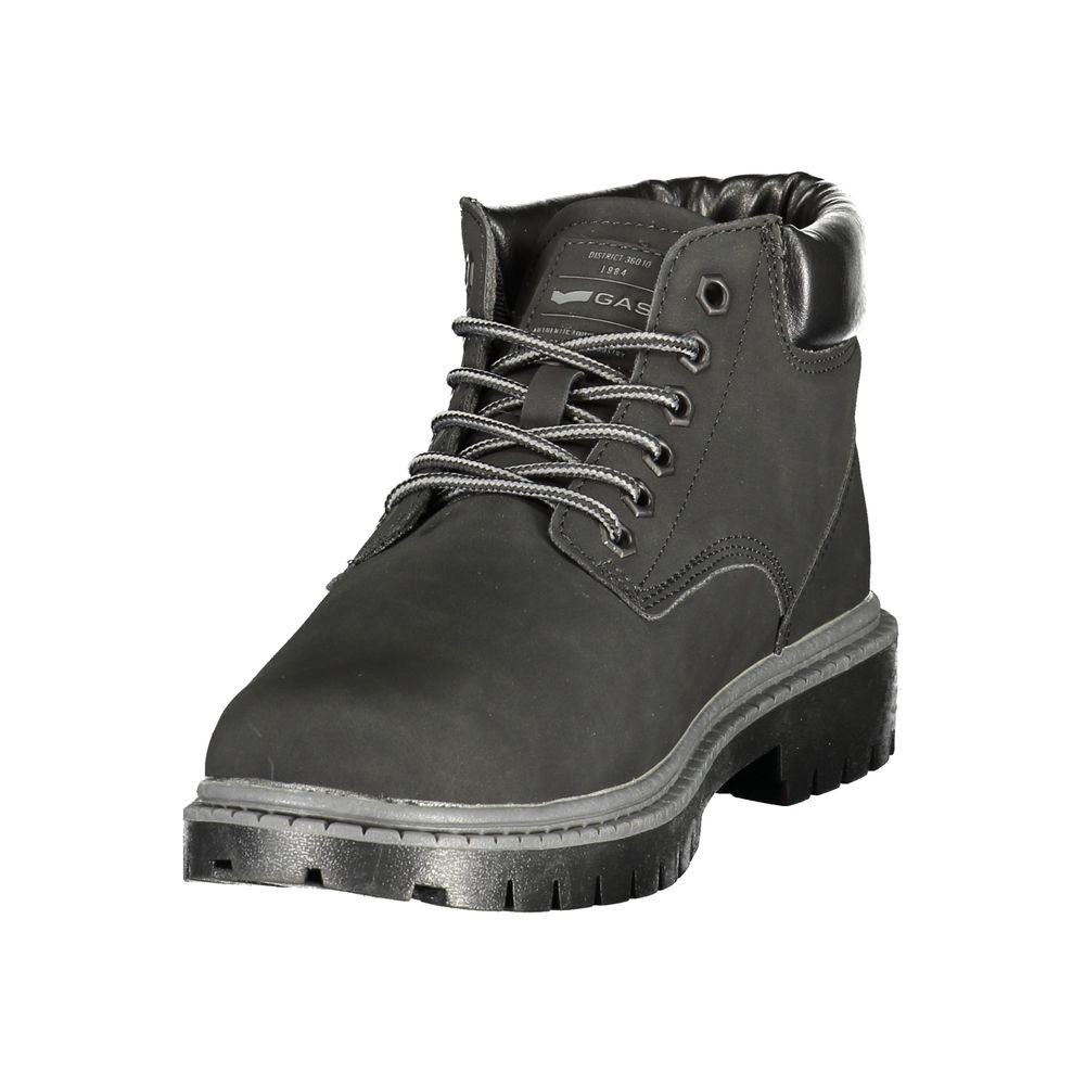 Schwarzer Herrenstiefel aus Polyurethan von Gas