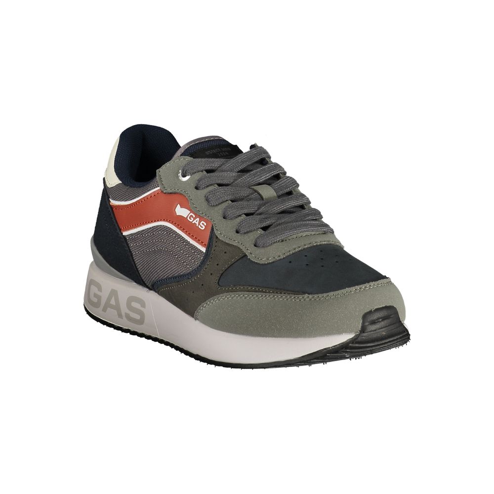 Gas Blue Polyurethan-Herrensneaker