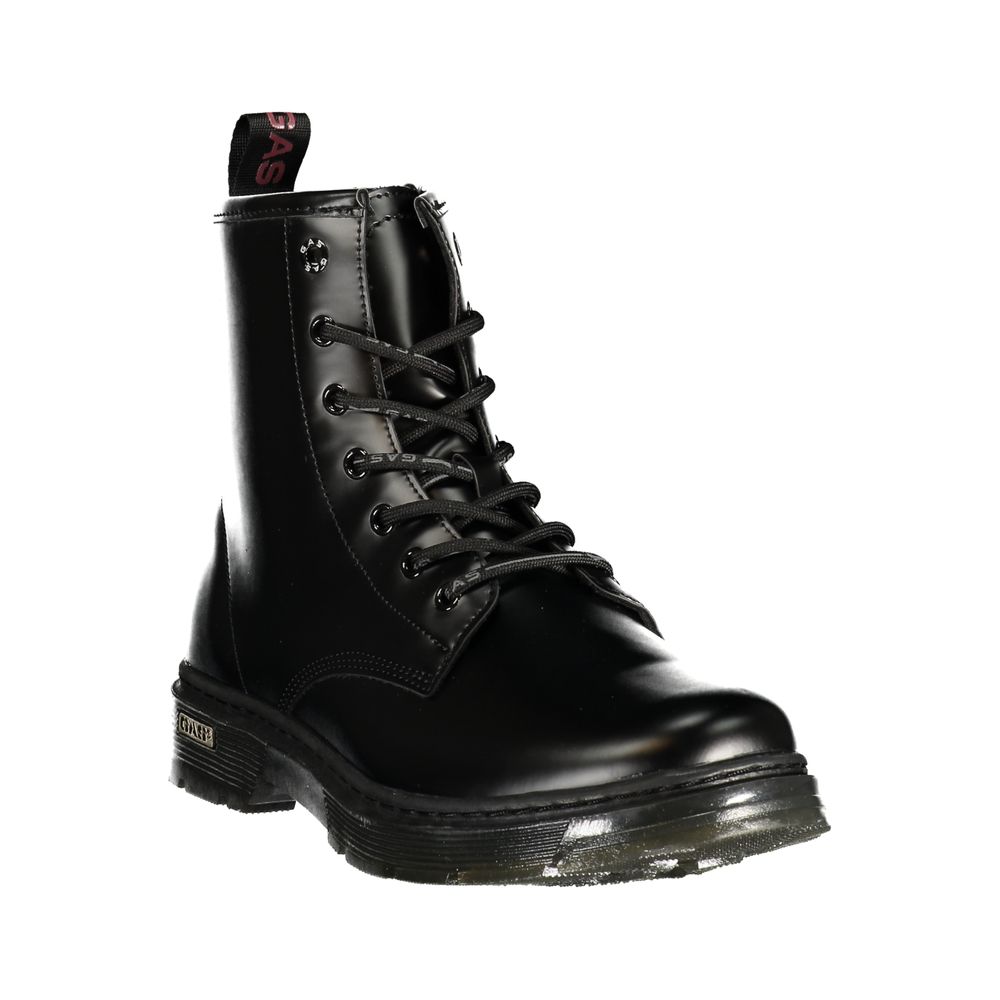 Gas Nero Polyurethan Damen-Stiefeletten