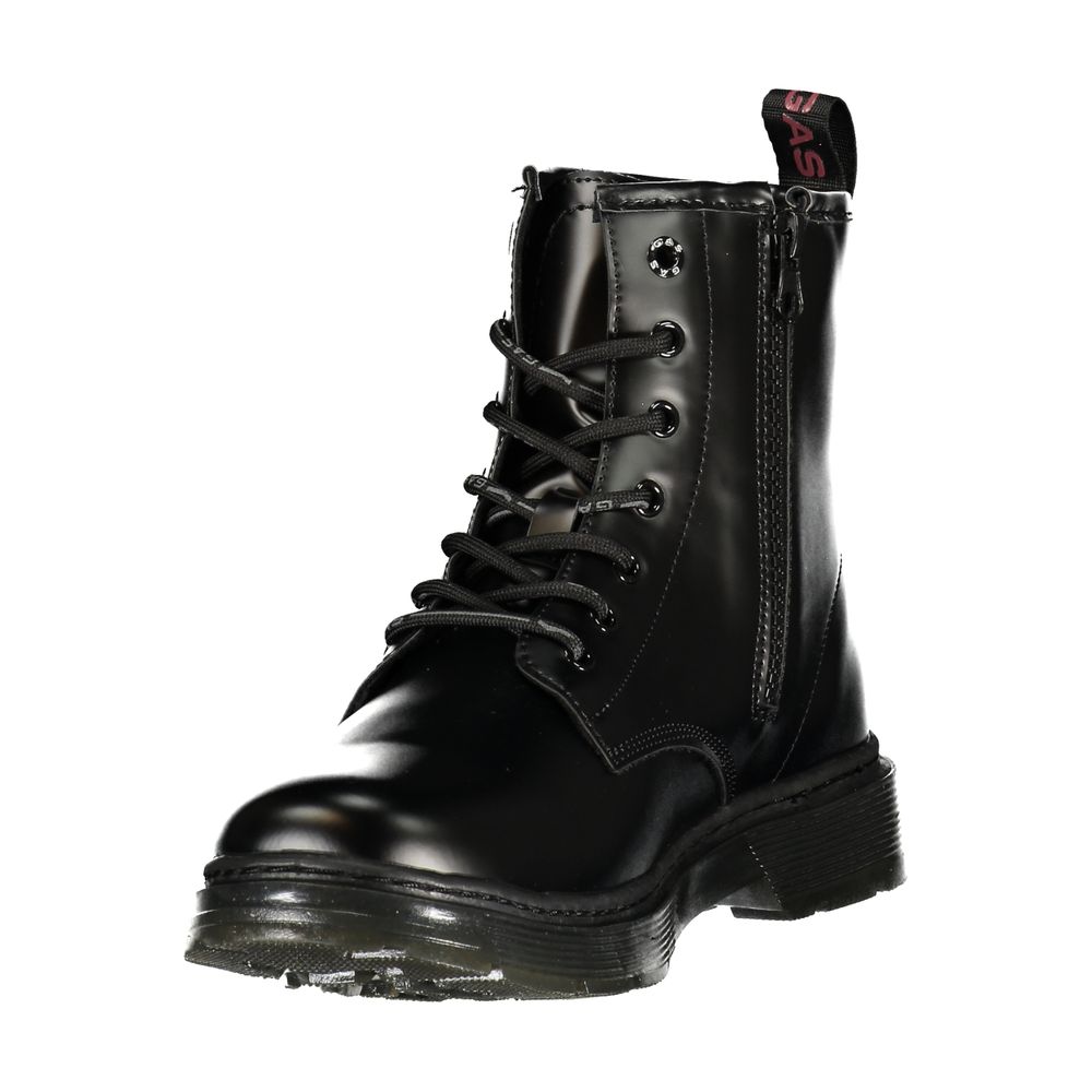 Gas Nero Polyurethan Damen-Stiefeletten