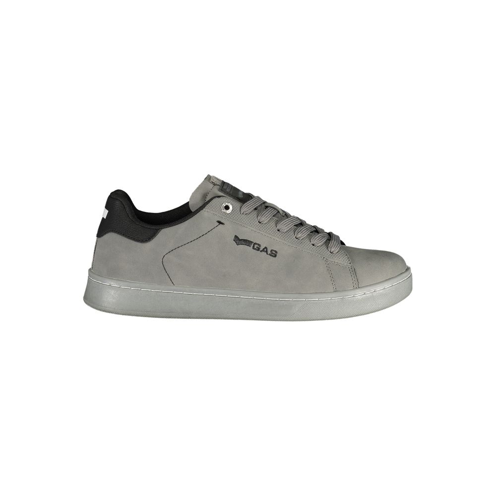 Grauer Polyurethan-Herrensneaker (Gas)