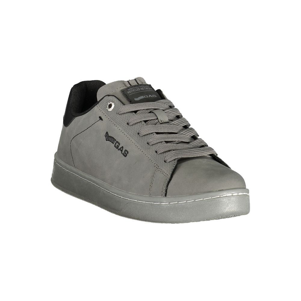 Grauer Polyurethan-Herrensneaker (Gas)