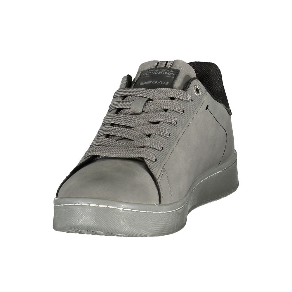 Grauer Polyurethan-Herrensneaker (Gas)