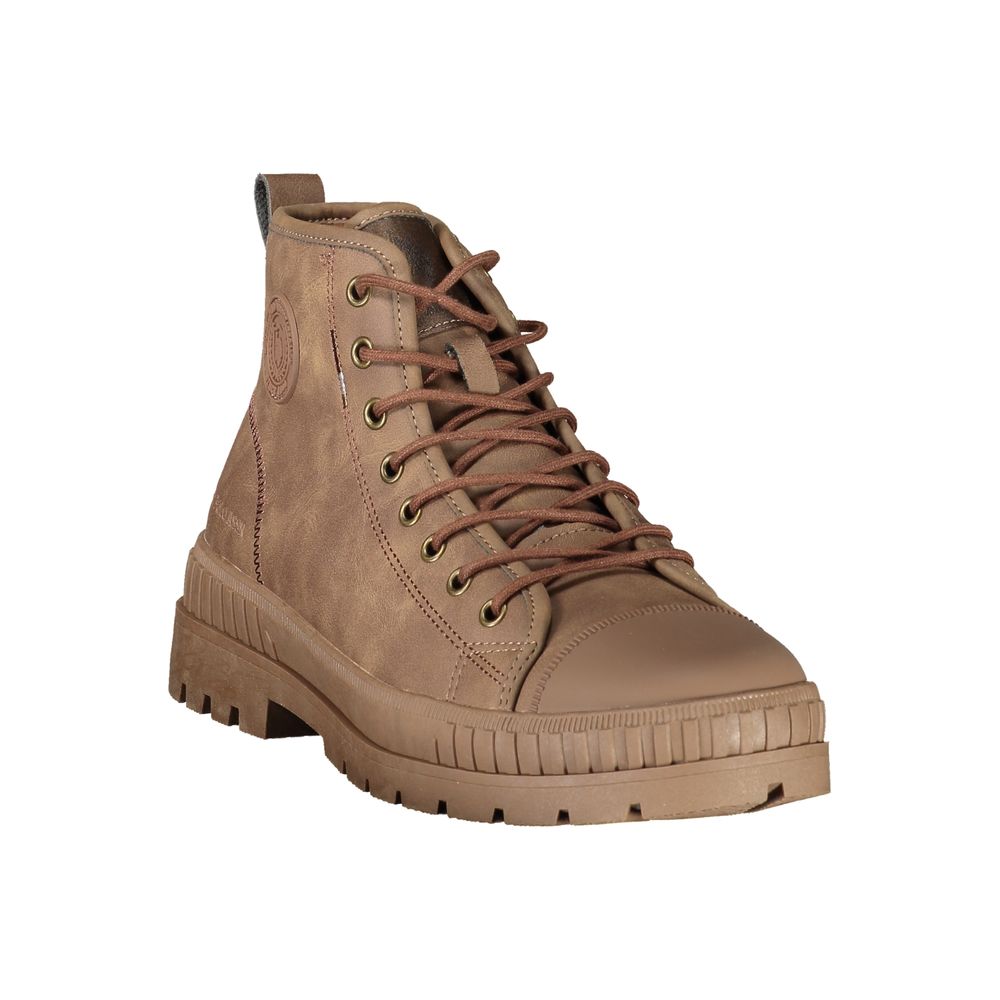 U.S. POLO ASSN. Brauner Herrenstiefel aus Polyurethan