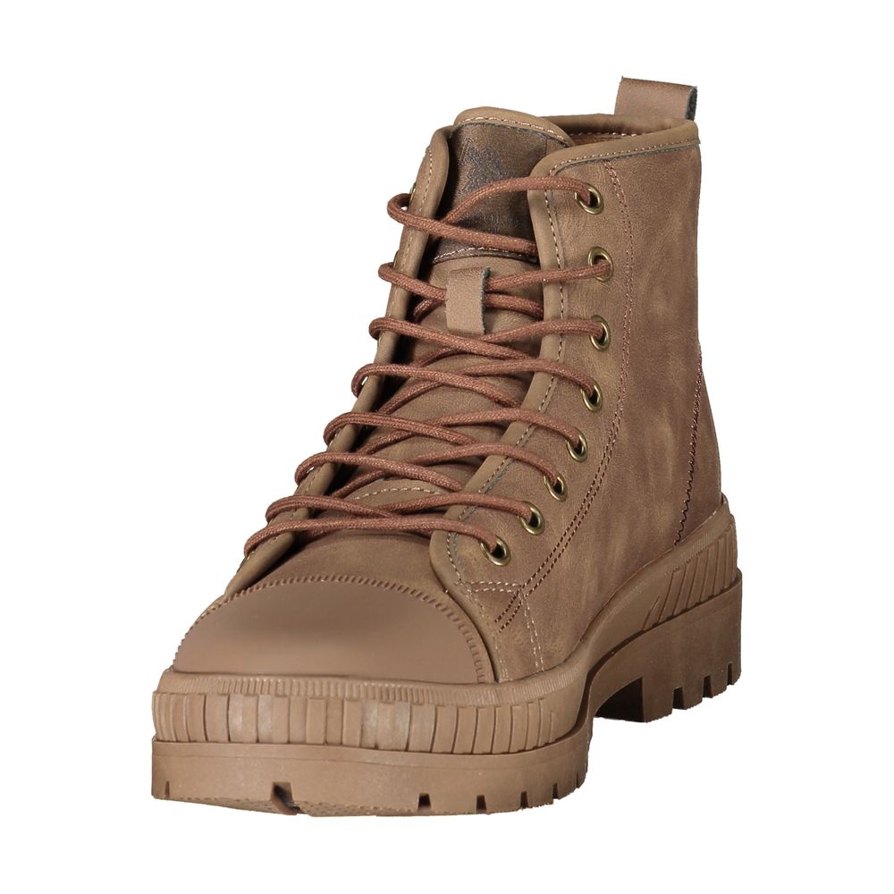 U.S. POLO ASSN. Brauner Herrenstiefel aus Polyurethan