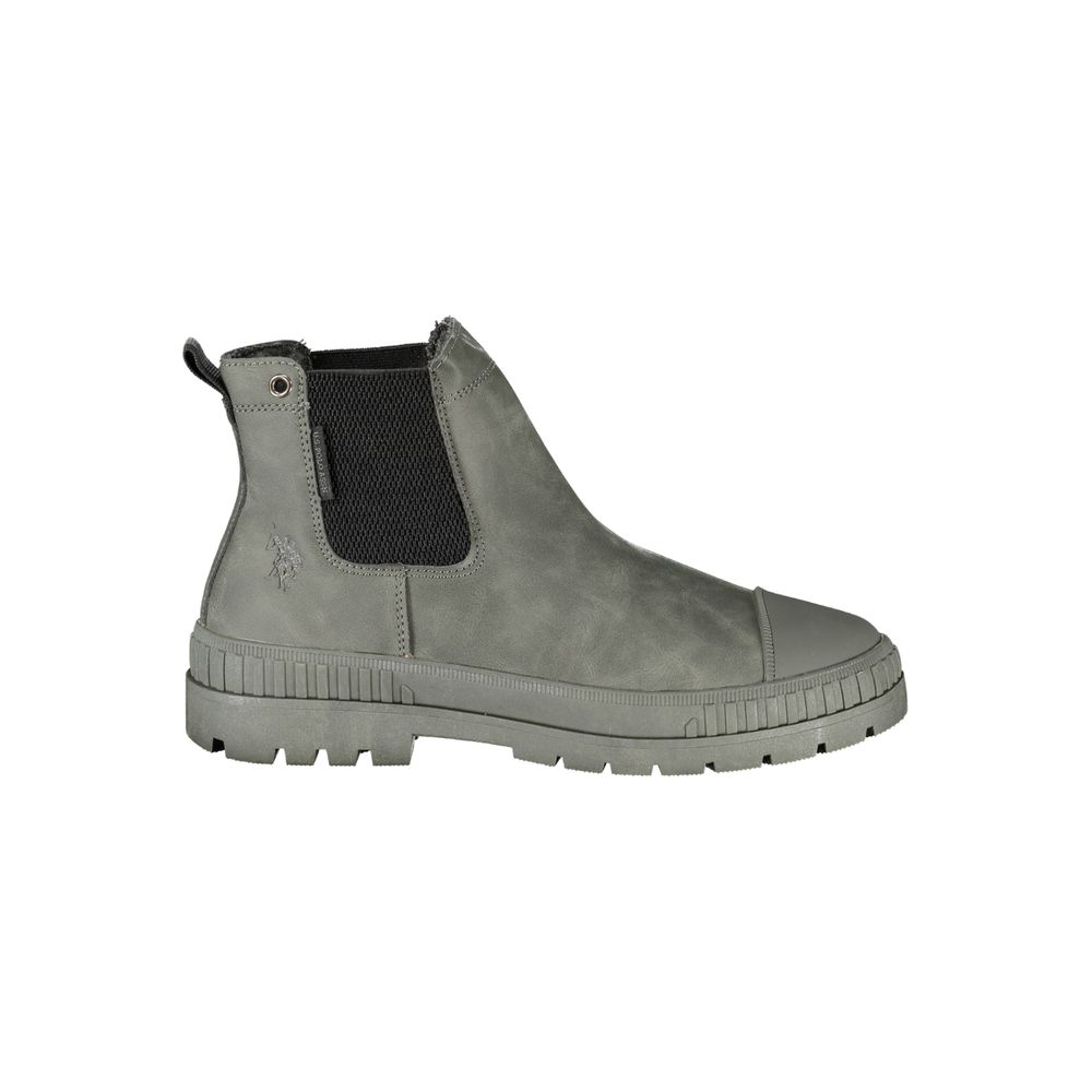 U.S. POLO ASSN. Graue Polyester-Stiefeletten