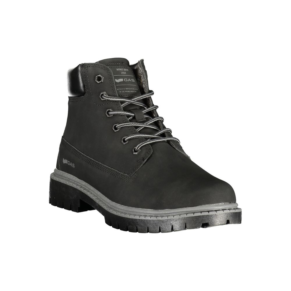 Gas Schwarze Polyurethan Herren-Stiefeletten