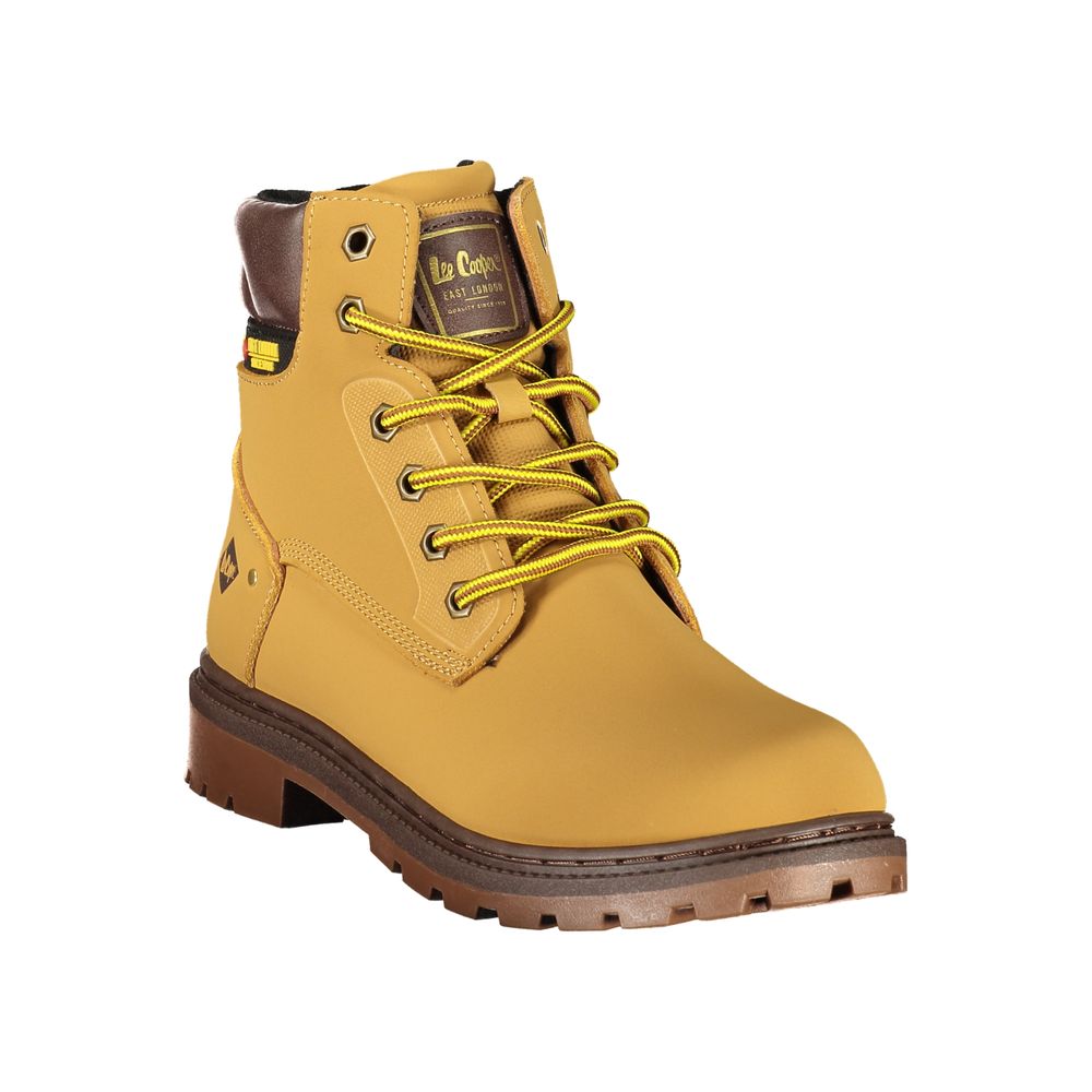 LEE COOPER Gelber Polyurethan Herrenstiefel