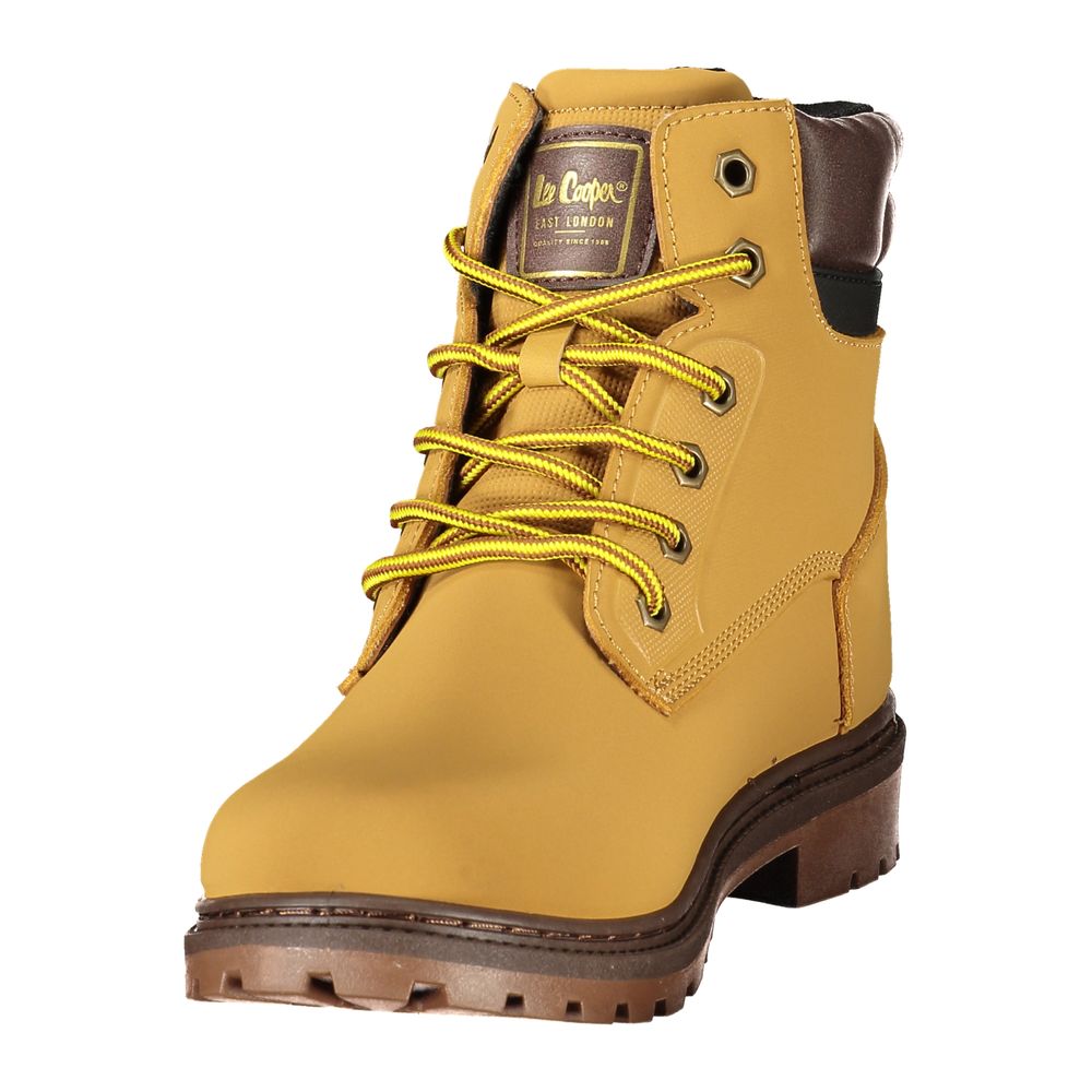 LEE COOPER Gelber Polyurethan Herrenstiefel