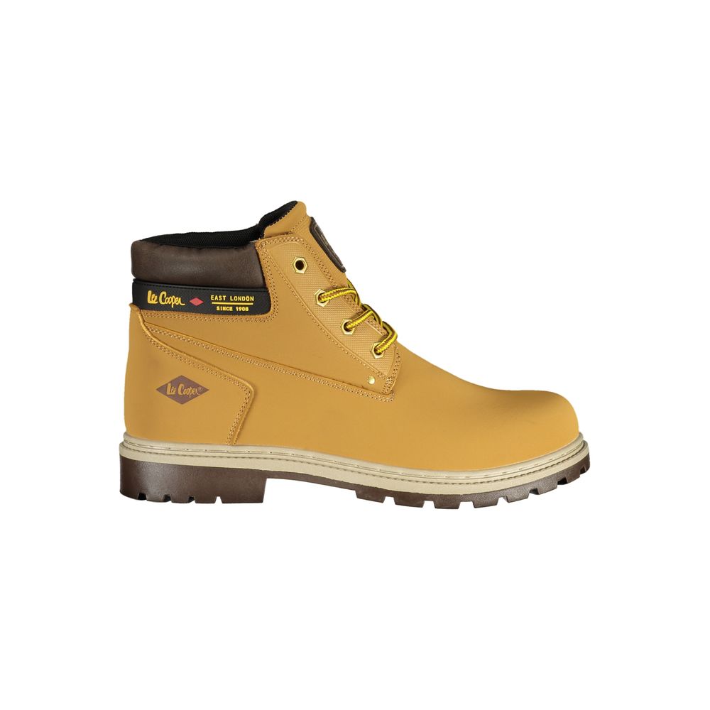 LEE COOPER Gelber Polyurethan Herrenstiefel