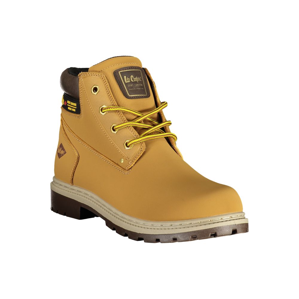 LEE COOPER Gelber Polyurethan Herrenstiefel