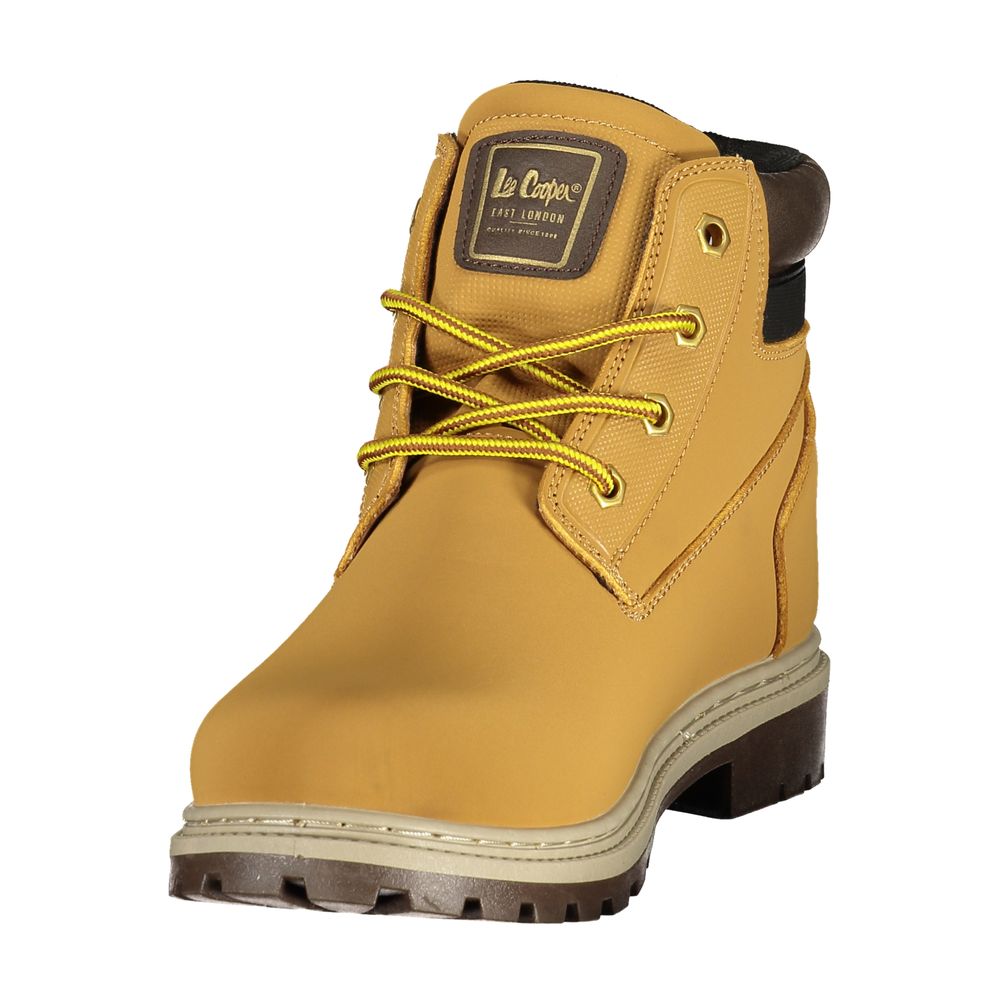 LEE COOPER Gelber Polyurethan Herrenstiefel