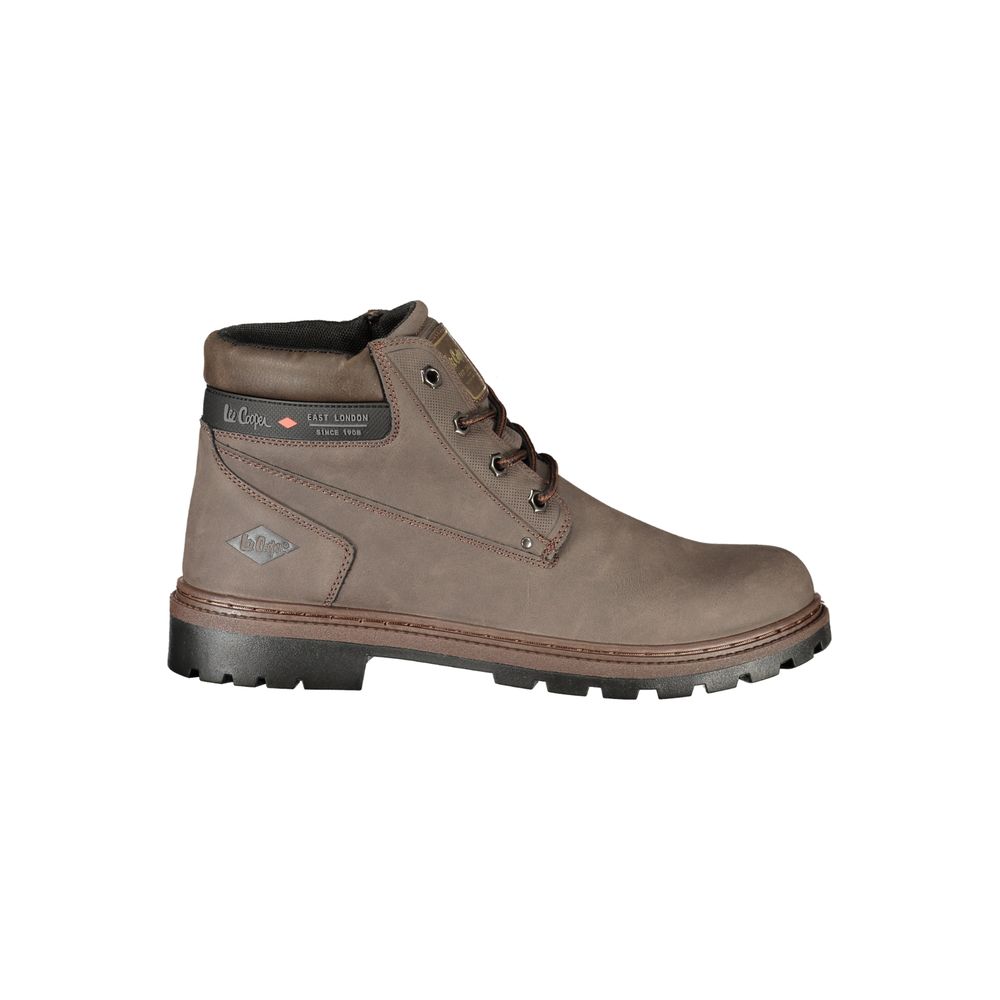 LEE COOPER Brauner Herrenstiefel aus Polyurethan