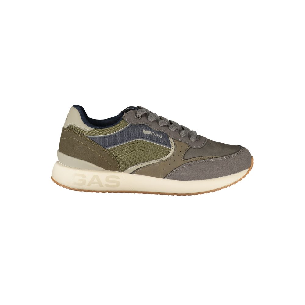 Gas Verde Polyurethan-Herren-Sneaker