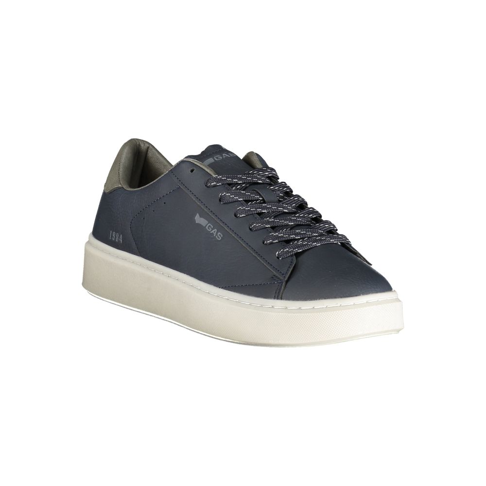 Gas Blue Polyurethan-Herrensneaker