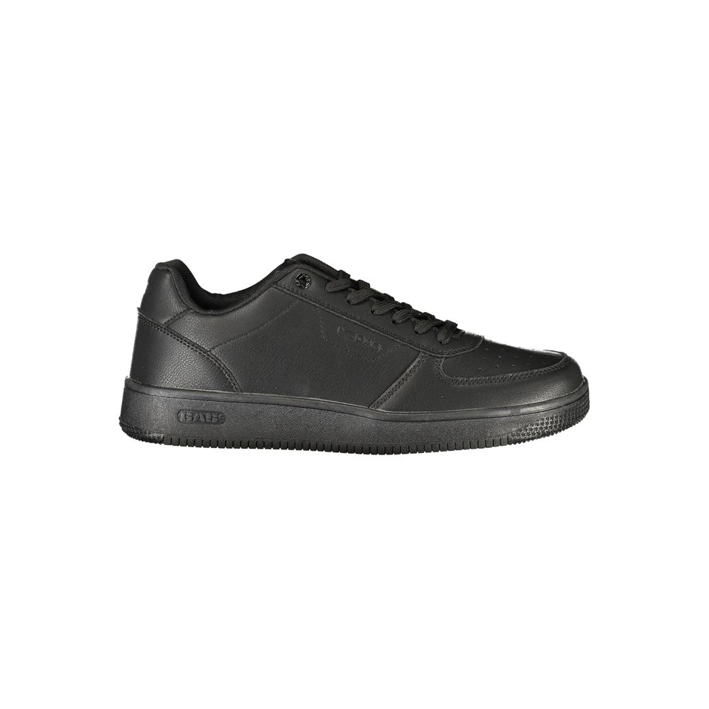 Gas Black Polyurethan Herren Sneaker