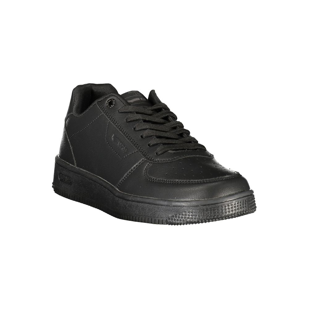 Gas Black Polyurethan Herren Sneaker