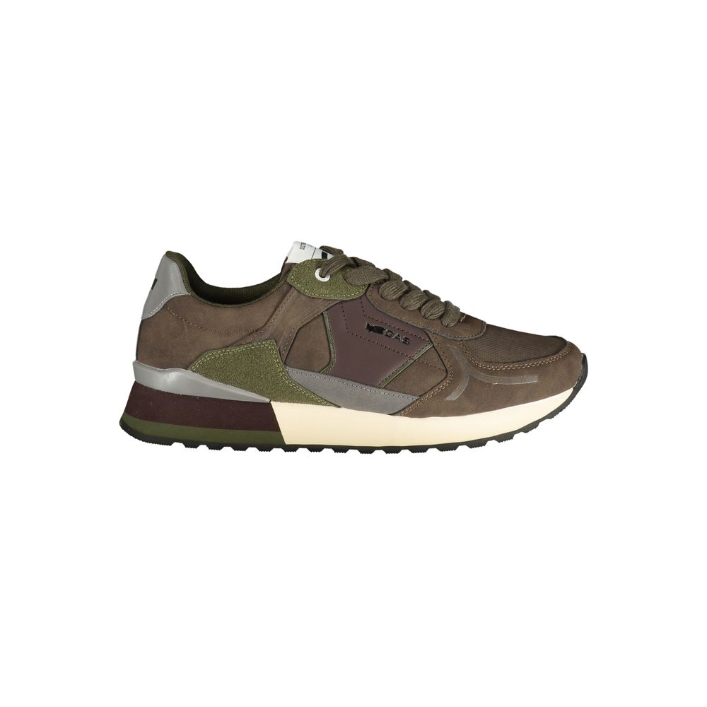 Gas Verde Polyurethan-Herrensneaker