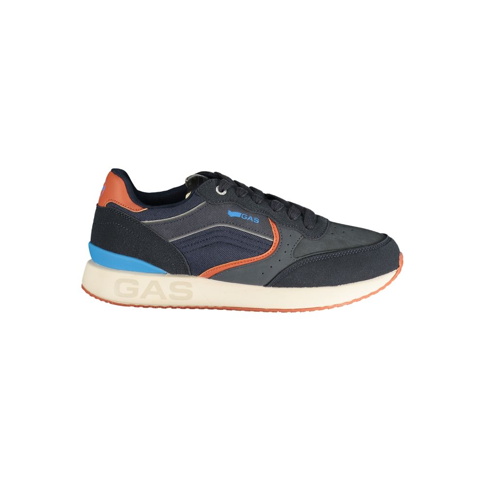 Gas Blue Polyurethan-Herrensneaker