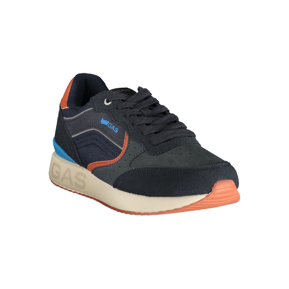 Gas Blue Polyurethan-Herrensneaker